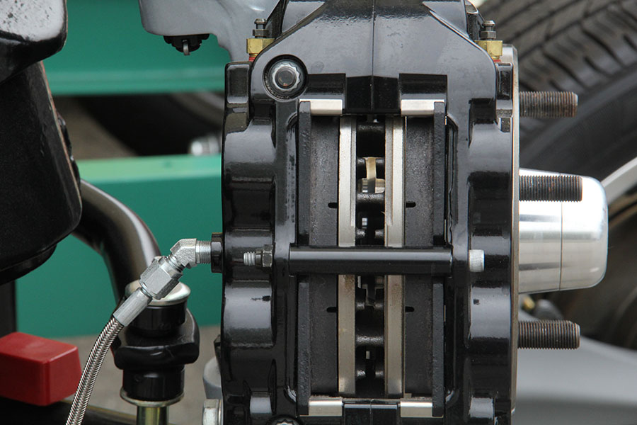 adjusting rear disc brakes